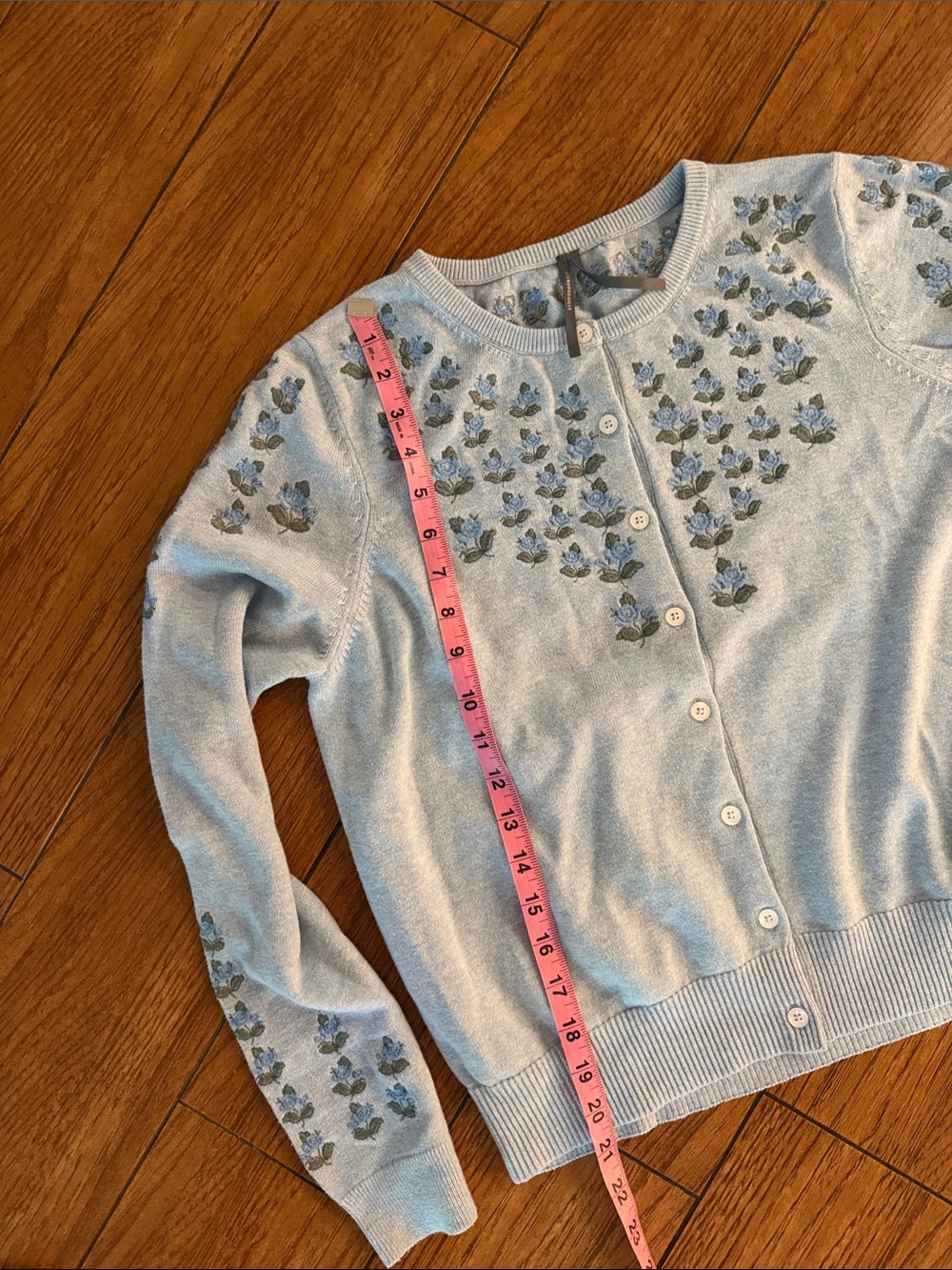 Anthropologie Juliet Embroidered Cardigan - Picture 5 of 7